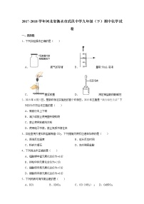 2017-2018学年河北省衡水市武邑中学九年级（下）期中化学试卷_