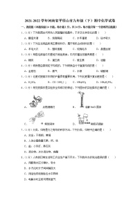 2021-2022学年河南省平顶山市九年级（下）期中化学试卷_