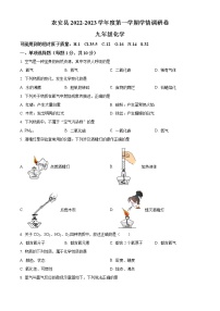 吉林省长春市农安县2022-2023学年九年级上学期期中化学试题(含答案)