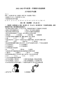 江苏省常州市武进区2022-2023学年九年级上学期期中化学试题(含答案)