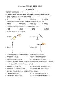 吉林省长春市朝阳区2022-2023学年九年级上学期期中化学试题(含答案)