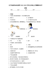 辽宁省沈阳市铁西区2022-2023学年九年级上学期期中化学试题(含答案)