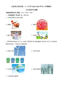 吉林省吉林市第二十三中学2022-2023学年九年级上学期期中化学试题(含答案)