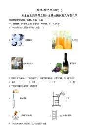 辽宁省阜新市太平区第四中学2022-2023学年九年级上学期期中化学试题(含答案)