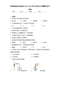 河南省南阳市社旗县2022-2023学年九年级上学期期中化学试题(含答案)