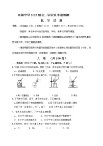 四川省内江市威远县凤翔中学2022-2023学年九年级上学期期中考试化学试题(含答案)