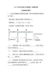 2021中考化学总复习专题突破实验探究题（生成物成分探究）