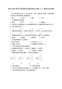 2021-2022学年江苏省南京市联合体九年级（上）期末化学试卷（含答案解析）