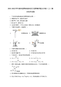 2021-2022学年贵州省黔西南州贞丰县黔峰学校九年级（上）期末化学试卷（含答案解析）