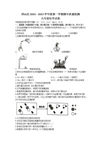 湖北省武汉市洪山区2022-2023学年九年级上学期期中化学试题