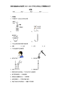 陕西省榆林市高新区2021-2022学年九年级上学期期末化学试题(含答案)