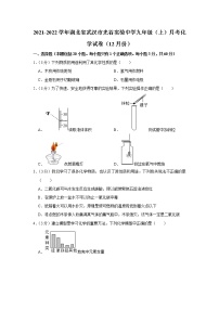 2021-2022学年湖北省武汉市光谷实验中学九年级（上）月考化学试卷（12月份）