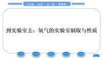 鲁教版九年级上册到实验室去：氧气的实验室制取与性质习题ppt课件