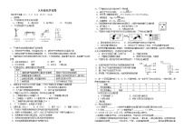 人教版九年级化学上册期末测试卷（无答案）