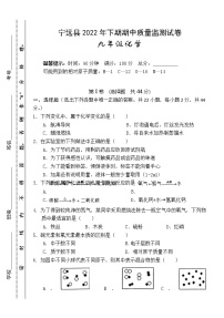 湖南省永州市宁远县2022-2023学年九年级上学期期中质量监测化学试题(含答案)