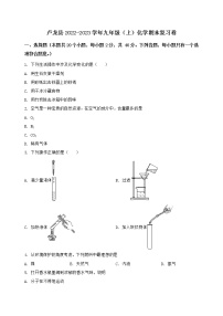 河北省卢龙县2022-2023学年九年级（上）化学期末复习卷【含答案及详细解析】