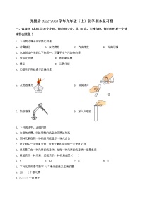 河北省无极县2022-2023学年九年级（上）化学期末复习卷【含答案及详细解析】