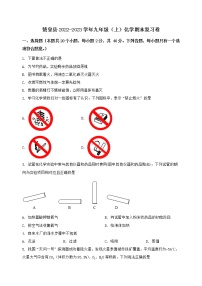 河北省赞皇县2022-2023学年九年级（上）化学期末复习卷【含答案及详细解析】