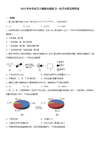 2023年中考化学专题复习--化学方程式附答案