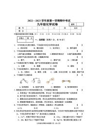 河南省商丘市夏邑县2022-2023学年九年级上学期期中考试化学试题