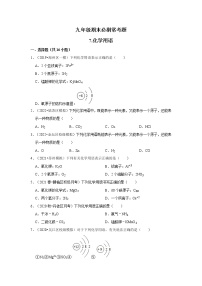 2022-2023学年上学期初中化学鲁教版九年级期末必刷常考题---7.化学用语