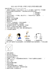 安徽省合肥市庆平希望学校2022_2023学年九年级上学期化学期末模拟试题(含答案)