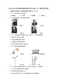 2022-2023学年河南省南阳市卧龙区九年级（上）期中化学试卷