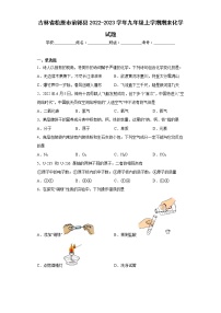 吉林省松原市前郭县2022-2023学年九年级上学期期末化学试题(含答案)