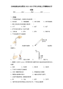 吉林省延边州安图县2022-2023学年九年级上学期期末化学试题(含答案)