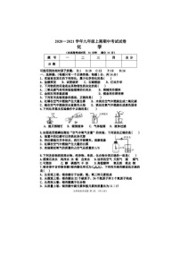 人教版化学九上 期中化学试卷（3）（含答案）