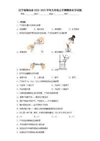 辽宁省鞍山市2022-2023学年九年级上学期期末化学试题(含答案)