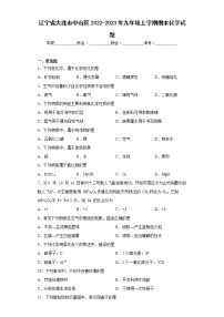 辽宁省大连市中山区2022-2023年九年级上学期期末化学试题(含答案)