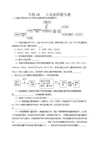 专练08   工业流程题专题-备战中考化学压轴题提分专练（深圳专用）