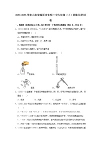 山东省菏泽市东明县第二中学2022-2023学年九年级上学期期末化学试卷(含答案)