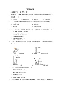 2023年春鲁教版化学九年级下册开学测试卷（一）