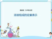 鲁教版 (五四制)九年级全册2 溶液组成的定量表示课堂教学课件ppt