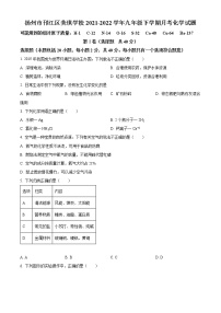 扬州市邗江区美琪学校2021-2022学年九年级下学期月考化学试题（含解析）