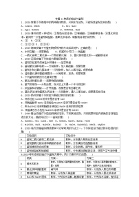 初中化学中考复习 2020届九年级中考化学热点专题训练：专题11物质的检验与鉴别