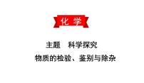 初中化学中考复习 2020中考备考化学考点讲练课件　物质的检验、鉴别与除杂