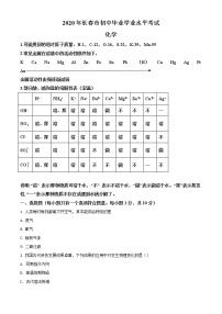 初中化学中考复习 精品解析：吉林省长春市2020年中考化学试题（原卷版）