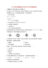 初中化学中考复习 四川省攀枝花市大河中学2019年中考化学模拟试卷（含解析）