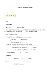 专题03 构成物质的微粒- 决胜2023年中考化学一轮地毯式复习（全国通用）