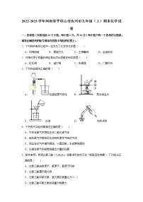 2022-2023学年河南省平顶山市汝州市九年级（上）期末化学试卷