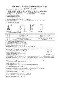 湖南省长沙市岳麓区长沙市一中岳麓中学2022-2023学年九年级上学期期末考试化学试卷