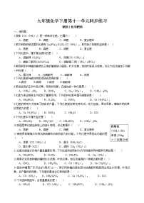 初中化学人教版九年级下册课题2 化学肥料巩固练习