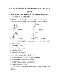 2022-2023学年湖南省长沙市明德教育集团九年级（上）期末化学试卷