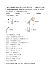 精品解析：湖北省武汉市江岸区2022-2023学年九年级上学期期中化学试题（原卷版）