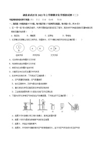 湖北省武汉市2022年上学期期末化学模拟试题（二）（学生卷）