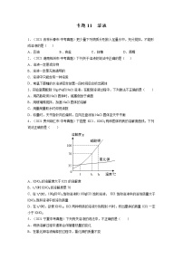 专题11  溶液【考点巩固】—【中考高分导航】备战2023年中考化学考点总复习（全国通用）