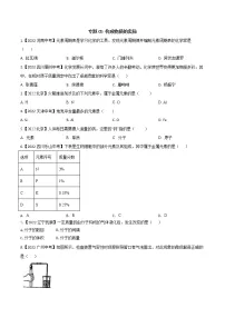 2022年中考化学真题分类汇编 专题04 氧气(原卷版＋解析版)